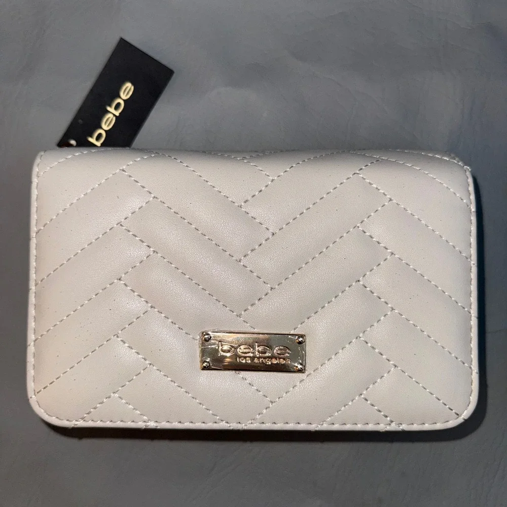 BEBE Bundle the Sophia Crossbody Bag, Melendy Zip Wallet, Sunglasses